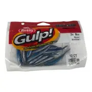Berkley Gulp! Minnow Fishing Soft Bait, Blue Shiner, 3" New Sealed