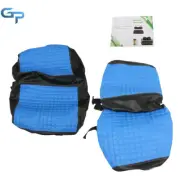 Set For Club Car DS Front Seat Cover Golf Carts -Not Need Staple Blue 2Pcs