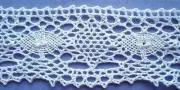 55mm White Cotton Torchon Cluny Lace (per metre)