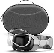 [ENCASED] Travel Protection Set Designed for Apple Vision Pro (2024) Protective Headset Bumper with EVA Hard-Shell Carrying Storage Case for Vision Pro HR and Accessories (2 Piece Set)