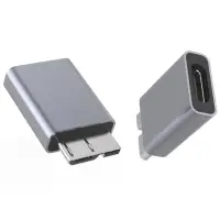 在飛比找蝦皮購物優惠-免郵鋁合金外殼Type-C母轉micro B USB3.0公