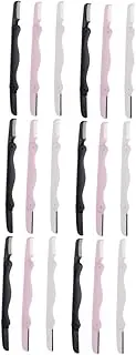 Ipetboom Precision Eyebrow Trimmer Razor Double-sided Knife for Women Facial Hair Grooming Tool Non-slip Handle Compact Safe for Travel