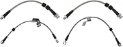 TRQ Brake Hose Set Compatible with 2011-2014 Chrysler 200 2007-2010 Sebring 2008-2014 Dodge Avenger 2007-2017 Jeep Compass Patriot