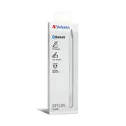 Verbatim Touch Screen Drawing/Digital Art Pen Stylus For iPad Bluetooth White