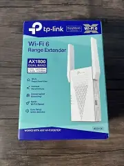 TP-Link AX1800 RE615X WiFi 6 Range Extender Dual Band Wireless Repeater NEW