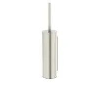 MEIR Round Toilet Brush with Stainless Steel Holder - Freestanding or Wall Mounted - PVD Brushed Nickel