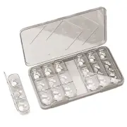 7-Day Pill Box Weekly Pill Cases Holder Detachable Organizer clever