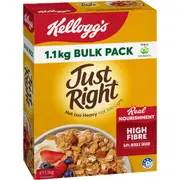 Kellogg's Just Right Apricot & Sultana Breakfast Cereal Bulk Pack 1.1kg
