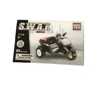 85 PC POLICE SWAT EMERGENCY RESCUE SIDECAR & FIGURE NEW TOY SET BY BRICTEK GIFT