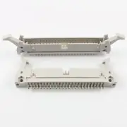 5Pcs 2.54mm Pitch 2x25 50 Pin Male Straight Ejector Header Connector With Latch