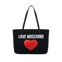 在飛比找蝦皮購物優惠-義大利 love moschino 大愛心大容量托特包-2色