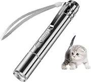 SUOXU 7-in-1 LED Pointer Cat Toy - USB Rechargeable Interactive Wand, Chaser and Tracker for Training and Exercise