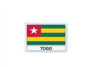 Patch Badge Printed Flag TG Togo