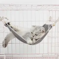 在飛比找松果購物優惠-貓咪舒適睡床貓狗床盪鞦韆貓窩趴窩吊床寵物用品 (5.8折)