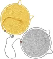 EXAOMBLE 2Pcs Cat Scratching Mat for Couch Protection Durable Cat Scratch Pad for Indoor Use Furniture Protector for Cats Promotes Paw Health and Claw Maintenance