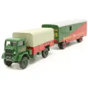 1:76 Scale Bedford QL & Baggage Wagon Bertram Mills Circus Atlas/Oxford OO G