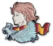 Harry Potter Ron Weasley Anime Manga Art Style Soft Enamel Pin Lapel Brooch