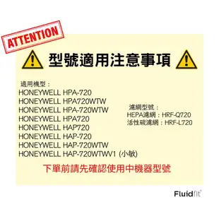 Honeywell 適用HPA-720 HPA-720WTW HRF-Q720 720WTWV1 濾網 HEPA 710
