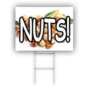 Nuts Advertising Almonds Brazil Nuts Cashew Nuts Macadamias Coroplast Yard Sign