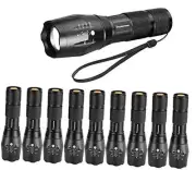 LED Tactical Flashlight Super Bright LED Flashlights Portable Outdoor Water
