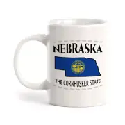 Designs ByLITA Nebraska: The Cornhusker State 11oz Plastic or Ceramic Coffee Mug