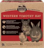 Oxbow Animal Health Western Timothy Hay for Pets, 9-Pound