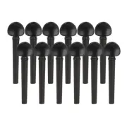 12Pcs 3/4 4/4 Size Violin Tuning Pegs Fiddle Tuning Pegs Replacement Parts