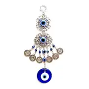 Turkish Blue Evil Eye Hamsa Hand Elephant Amulet Wall Protection Hanging Gift
