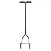 Yard Butler ID-6C Manual Lawn Coring Aerator - Grass Dethatching Turf Plug Core