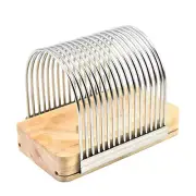 New Bread Slicer Toast Slicing Cutting Guide Mold Loaf Practical Kitchen Tool