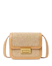 Loeffler Randall Desi Crossbody with Lock Hardware