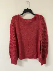 Tommy Bahama Red Sweater With Balloons Long Sleeves , XL , 75% OFF