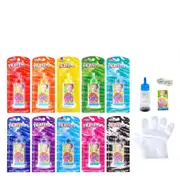 10x Bright Colours Tie Dye KIT Fabric Dye Art Paint Non-Toxic Textile DIY Gifts