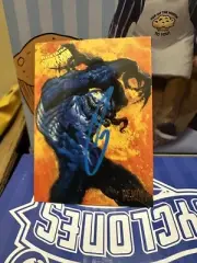 1995 Fleer Venom Marvel Card Fleet Ultra Signed By Tom Hardy GTP Ip Auto