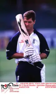 Graeme Hick England Cricketer Old Player Cricket Photo 7