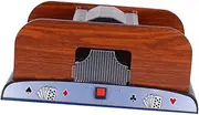 PERSELOSO Automatic Poker Card Machine 2-Deck Electric Card for Bridge and Poker Games Easy-to-use Battery Operated