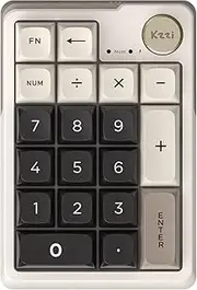 Mechanical Number Pad,Bluetooth5.0/2.4G/Type-C Wireless Numeric Keypad,RGB HotSwap Numpad with PBT Keycaps Rechargeable Gasket Number keypad for PC Laptop Desktop (Starry Gray)