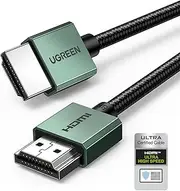 UGREEN 8K@60Hz Certified HDMI 2.1 Cable 3M 4K 240Hz Aluminum Case Support 48Gbps DynamicHDR HDCP eARC 3D Ethernet ARC Compatible with PS5/4 Xbox Series HDTV Projector