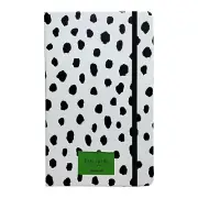 Kate Spade Journal Flamingo Dot Notebook Lt Grey Leatherette Hardcover 8.25"