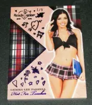 2018 Benchwarmer GEMMA LEE FARRELL Hot For Teacher #35 Purple Variant/5 PLAYBOY