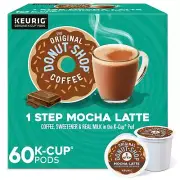 Mocha Latte, Single Serve Coffee K-Cup Pod, Flavored Coffee, 60 Count (6 Pack...