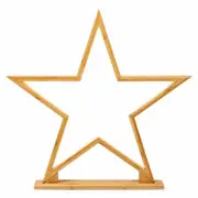 52cm Bamboo Star LED Table Desk Lamp Light Modern Designer - Natural