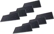 Totority 8Pcs Cell Plastic Germination Starter Tray Durable Nursery Pots for Flowers Vegetables Herbs for Indoor Planting Seedling Growth