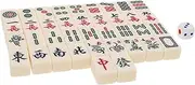 Vaguelly Travel-Ready Mini Mahjong Lightweight Compact 22mm Set for Home Camping and Portable