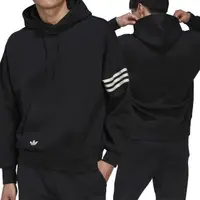 在飛比找momo購物網優惠-【adidas 愛迪達】New C Hoodie 男款 黑色