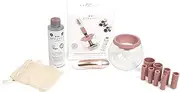 StylPro Gift Set Kit: Electric Makeup Brush Cleaner and Dryer Machine with 8 Brush Collars, Brush Cleanser - Fast, Automatic Spinning Brush Cleaner with Heat-Resistant Bowl (ROSE GOLD)