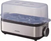 Koizumi Egg Steamer Plus Kes-0401/S Boiled Egg Sliver from Japan NEW