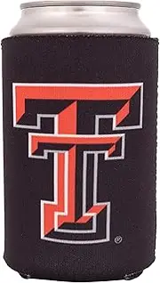 Desert Cactus Texas Tech University Can Insulator Beverage Cooler 1 Pack Foam Beverage Holder TTU Red Raiders (1 Pack Can - Design A)