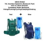 Water Backpack Hydration Pack, 10L capacity Waist Bags Camelback N NEVO RHINO