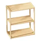 Small Shelf Kitchen Pantry Desk Storage Holder Spices Organiser Mini Bookshelf